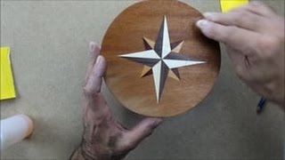 ⭐🌎⭐Rosa De Los Vientos de Marquetería en Madera ✔ Tutorial Paso a paso✔ HD Marquetry [upl. by Dott]