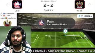 Lille vs Nice 22 French Ligue 1 Football Match Highlights PLSN 491 [upl. by Tlaw838]