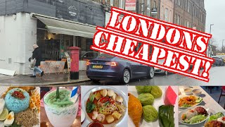 Trying LONDONS CHEAPEST MALAYSIAN RESTAURANT [upl. by Htennaj930]