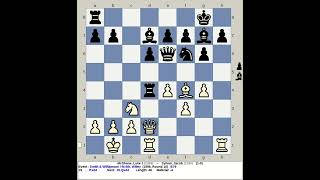 McShane Luke J vs Sylvan Jacob  Smith Williamson YM Chess 6th 1996 Witley England [upl. by Yerg]