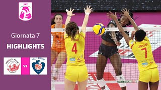 Perugia  Bergamo  Highlights  7 Giornata Campionato 2223  Lega Volley Femminile [upl. by Nylear]