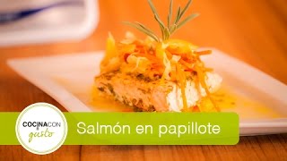 Salmón en papillote [upl. by Eiralam]