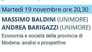 Economia e società della provincia di Modena analisi e prospettive  19112024 [upl. by Roybn]