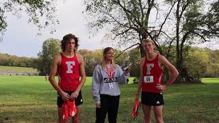 Brandon Hogg and Aiden McManis Cross Country KMAC Interview [upl. by Omissam]