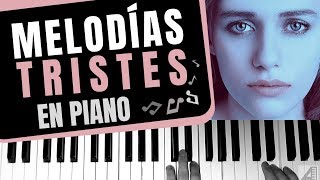 Cómo tocar melodías tristes en piano [upl. by Imtiaz707]