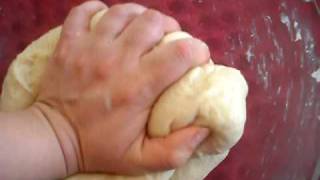 Kneading Kolache Dough [upl. by Chobot685]