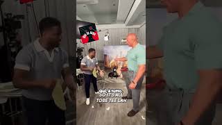 Kevin Hart Slap Dwayne Johnson with tortillas 🤣🤣 shorts [upl. by Hola]