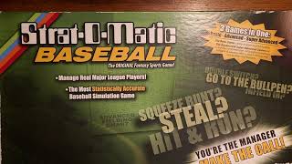 StratOMatic Baseball 2015 Project Advanced [upl. by Eerual374]