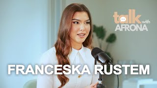 Talk With Afrona  Franceska Rustem Miss Universe Albania 2024 [upl. by Oringa]