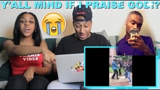 Couple Reacts  quotYALL MIND IF I PRAISE GODquot Funny Dance Compilation by ObeseFailTV Reaction [upl. by Ike]