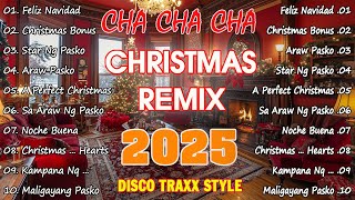 CHRISTMAS SONGS MEDLEY DISCO 2024  DJ REMIX  DISCO TRAXX [upl. by Ocirderf]