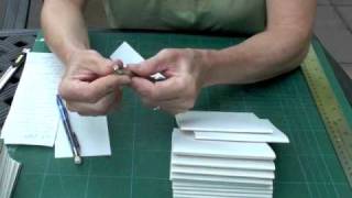 Bookbinding tutorial part 1 [upl. by Tingey513]