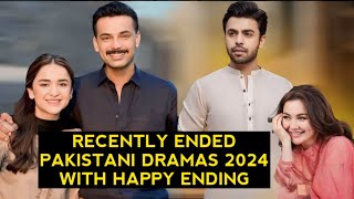 Top 8 Recently Ended Pakistani Dramas 2024 With Happy Ending [upl. by Killian]