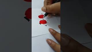 Arts and crafts minnalesongs viralvideos shortsfeed art craft painting paintcutegesture [upl. by Sauer693]