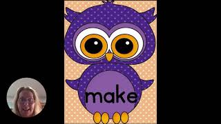 Master 10 Dolch PrePrimer Sight Words  Fall Purple Owl Flashcards Set 4  Fun Learning for Kids [upl. by Llevrac984]