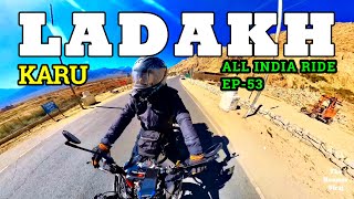 PANGONG JANA THA KARU PAHOCH GAYA LADAKHS LOCAL VILLAGE  ALL INDIA RIDE EP53 [upl. by Scoles550]