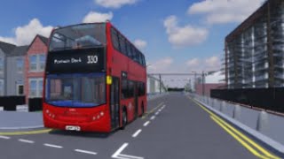 Sunday Night playing PSX 99 Croydon Shift Route N68 Abellio Transport UK FtGATM [upl. by Moriyama]