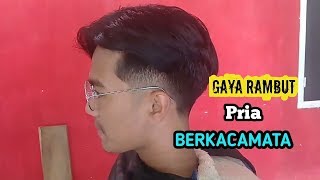 Gaya rambut pria berkacamata💈✂ HITS CUTS💈✂ [upl. by Aivato]