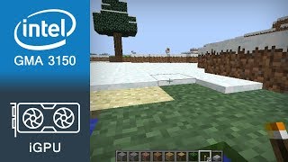 Minecraft Gameplay Intel GMA 3150 [upl. by Akirea]