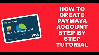 how to create paymaya account [upl. by Llehcor]