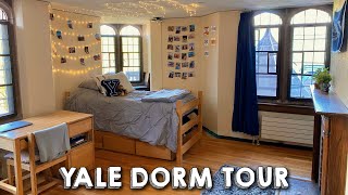 YALE COLLEGE DORM TOUR 2022  Old Campus Single Suite [upl. by Alemahs]