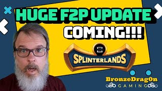 Huge Splinterlands Free to Play Update Splinterlands News Blockchain Gaming [upl. by Asihtal]