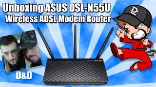 Unboxing ASUS DSLN55U Wireless ADSL Modem Router [upl. by Mintz320]