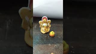 Clay making vinayagar kidsvinayagarbathi songDharshigaa [upl. by Sloatman]