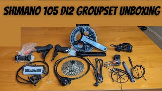 Shimano 12 Speed 105 DI2 Unboxing Specs Initial Review [upl. by Onitnas]