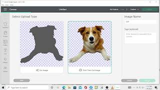 convert any png file to a sticker using cricut design space [upl. by Kern]