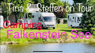 Camping amp Ferienpark Falkensteinsee Ganderkesee  Steinkimmen bei Bremen  4KTina amp Steffen onTour [upl. by Nylcaj]