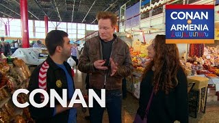 Conan amp Sona Visit An Armenian Marketplace  CONAN on TBS [upl. by Balac]