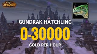 WoW Gold Farming Guide GUNDRAK HATCHLING 030000 Gold Per Hour [upl. by Hollie]