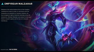 EMPYREAN MALZAHAR SKIN SPOTLIGHT WHITE CHROMA04242024 [upl. by Reginnej]