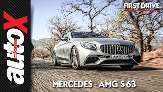 2019 MercedesAMG S63 Coupe Review  First Drive  autoX [upl. by Ballinger]