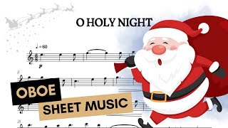 ✨ OBOE • O Holy Night  Christmas Song  oboe sheet music [upl. by Sana]