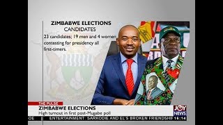 Zimbabwe Elections  The Pulse on JoyNews 30718 [upl. by Orlina431]