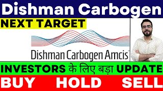 Dishman carbogen share latest news  dishman carbogen share analysis  dcal share target and news [upl. by Edyak]