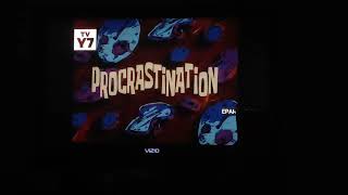 Spongebob Procrastination 2001 Censored Version Intro on Nick [upl. by Domella]