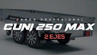 REVIEW Remolque de carga profesional CUNI 250 MAX [upl. by Ttehr]