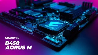 Gigabyte B450 AORUS M MATX Motherboard  First Look and Unboxing [upl. by Esau]