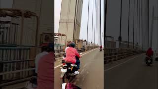 Hooghly bridge riding minivlog pulsarn160 pulsarn125 [upl. by Nylaroc]