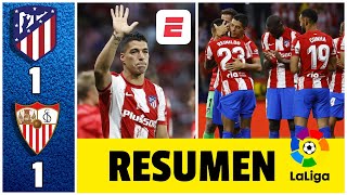 Atlético de Madrid empató ante Sevilla en despedida de Luis Suárez Tecatito a Champions  La Liga [upl. by Dunton]