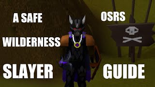 How to SAFELY WILDERNESS SLAYER in OSRS [upl. by Yssor]