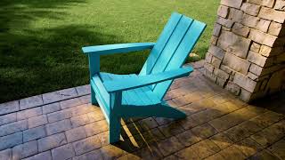 The Polywood Modern Adirondack Chair [upl. by Giovanna670]