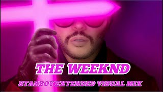 The Weeknd  Starboy Extended Visual Mix audio by QMM [upl. by Leatri]