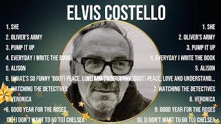 The best of Elvis Costello full album 2024  Top Artists To Listen 2024 [upl. by Notsniw468]