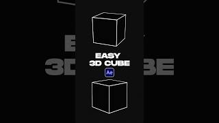 Use This Easy 3D Cube Effect in After Effects tutorial [upl. by Darya]