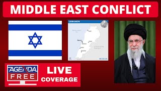 Israel Iran Hezbollah amp Gaza Fighting  LIVE Breaking News Coverage Beirut Lebanon Updates [upl. by Aruat]