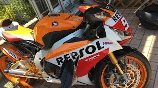 TSRサウンドを聞け 2016 REPSOL HONDA CBR1000RR Fireblade SC59 東京 杉並 2016 レプソル ホンダ・CBR1000RR ファイヤーブレード [upl. by Hahsia]